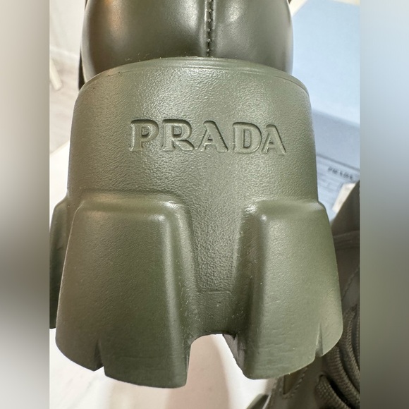 PRADA Monolith leather and Re-Nylon boots with pouch - Picture 10 of 15